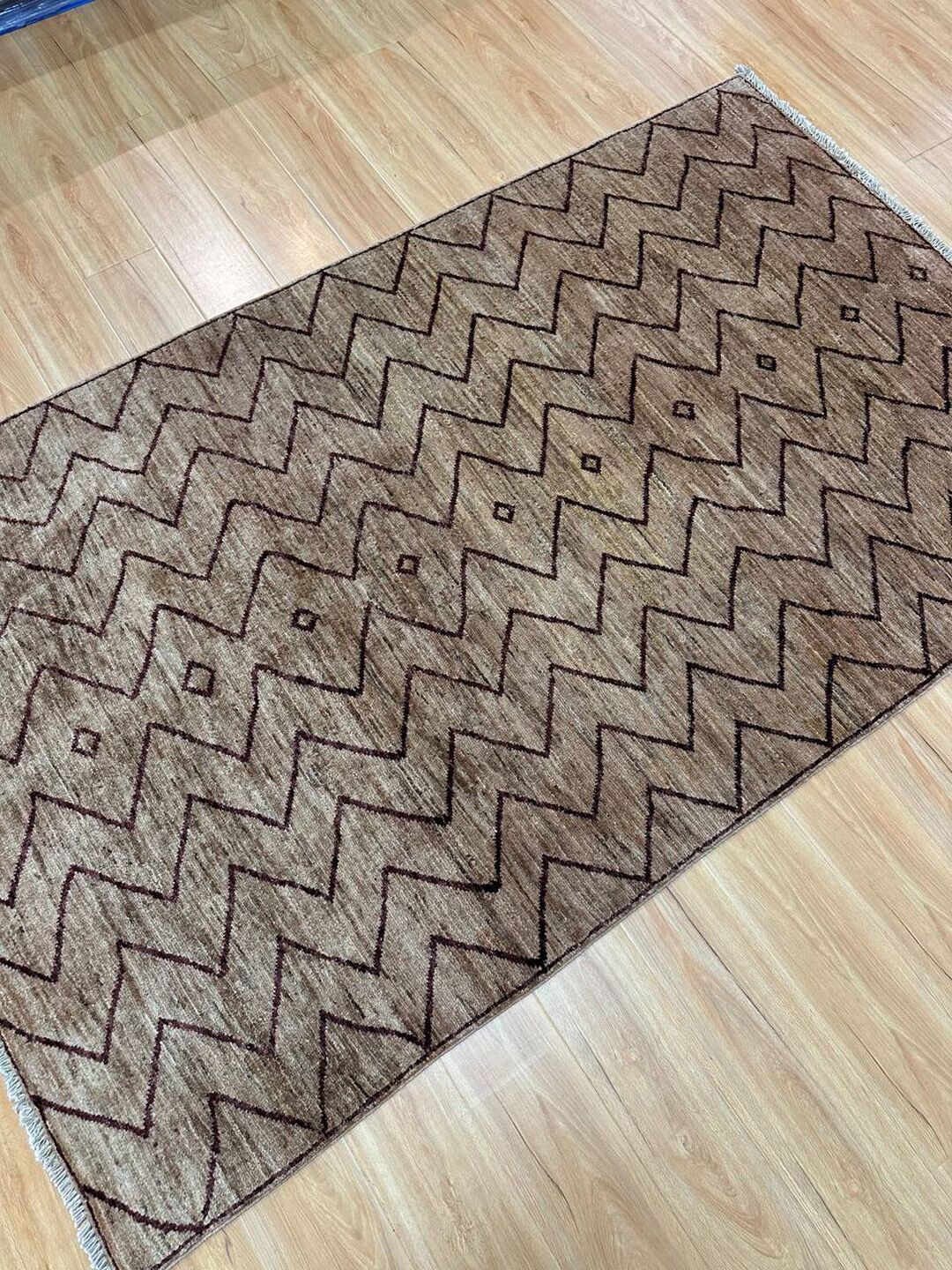 1.8x1.1M Contemporary Chobi Rug - Image 3