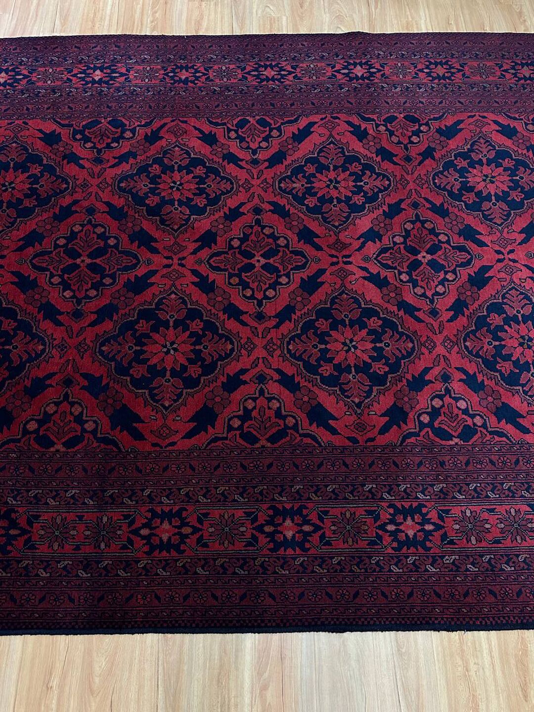 3.15 X 2 M Khal Mou Afghan Rug - Image 7