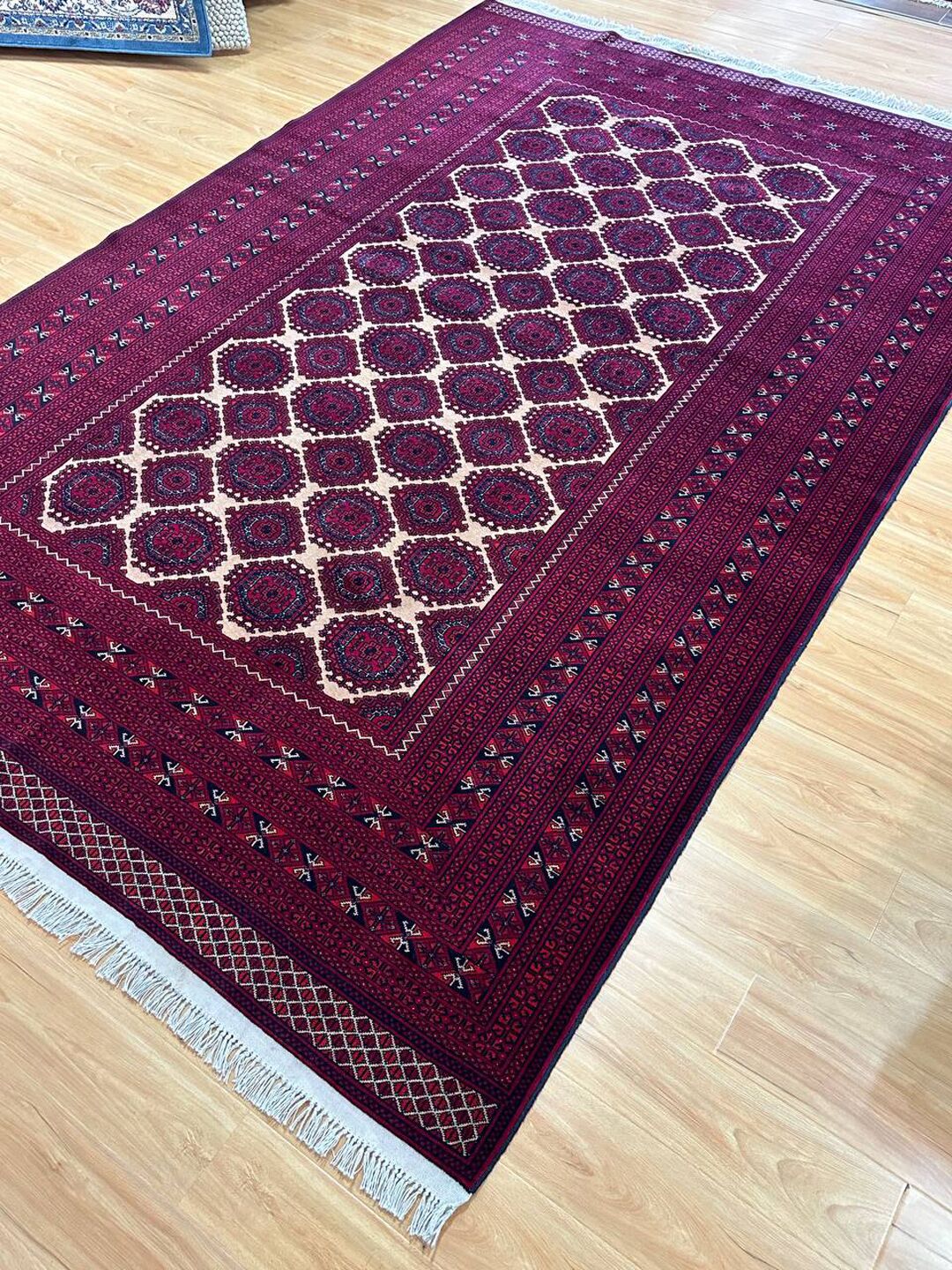 3x2M Fine Afghan Kunduz Rug - Image 7