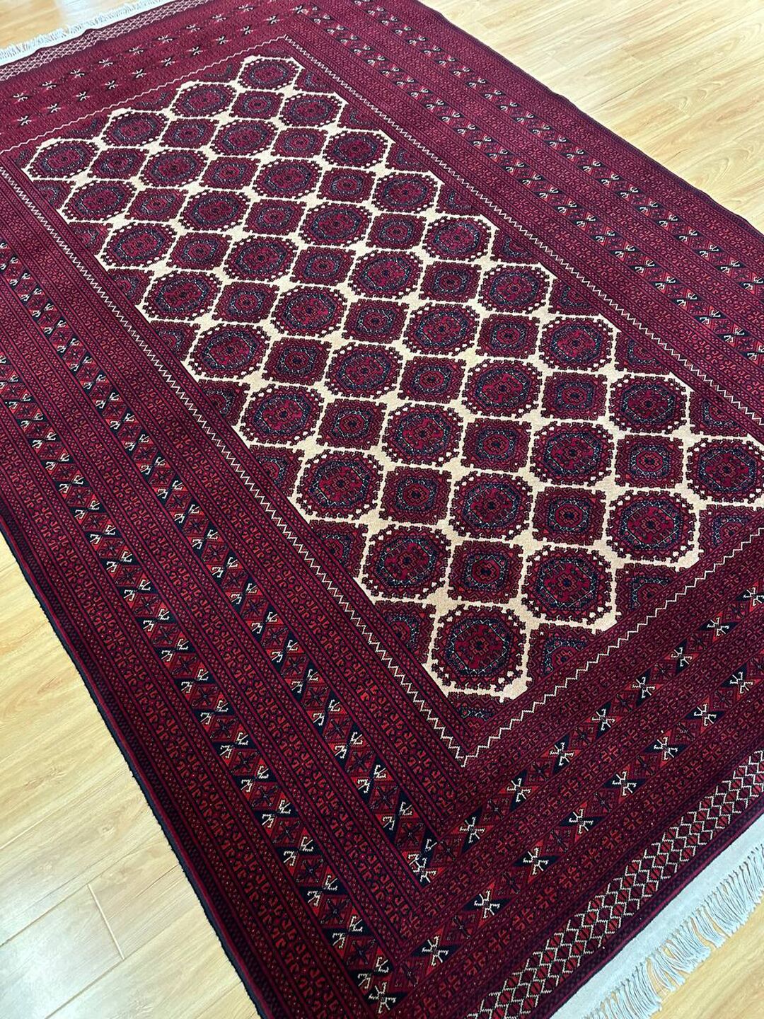 3x2M Fine Afghan Kunduz Rug - Image 4