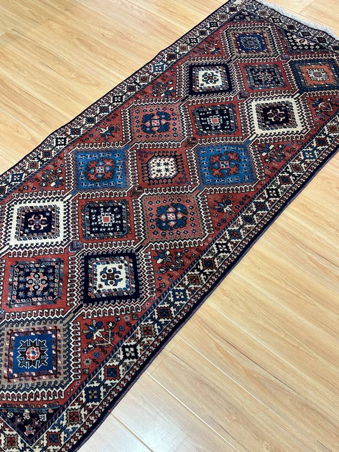 2 X 0.8 M Persian Yalameh Runner Rug - Image 5