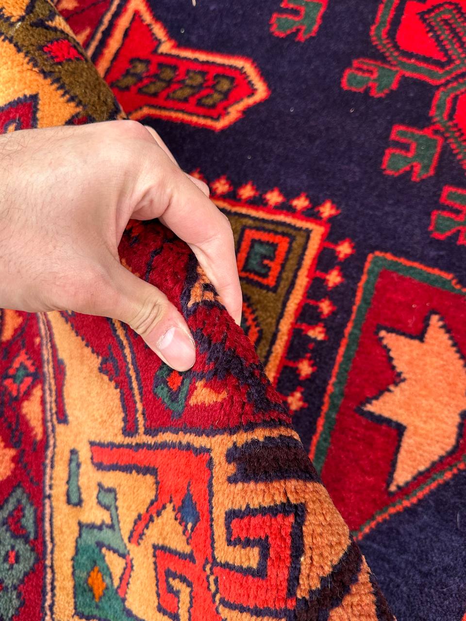 3.3 M Ardebil Persian Runner Rug - Image 9