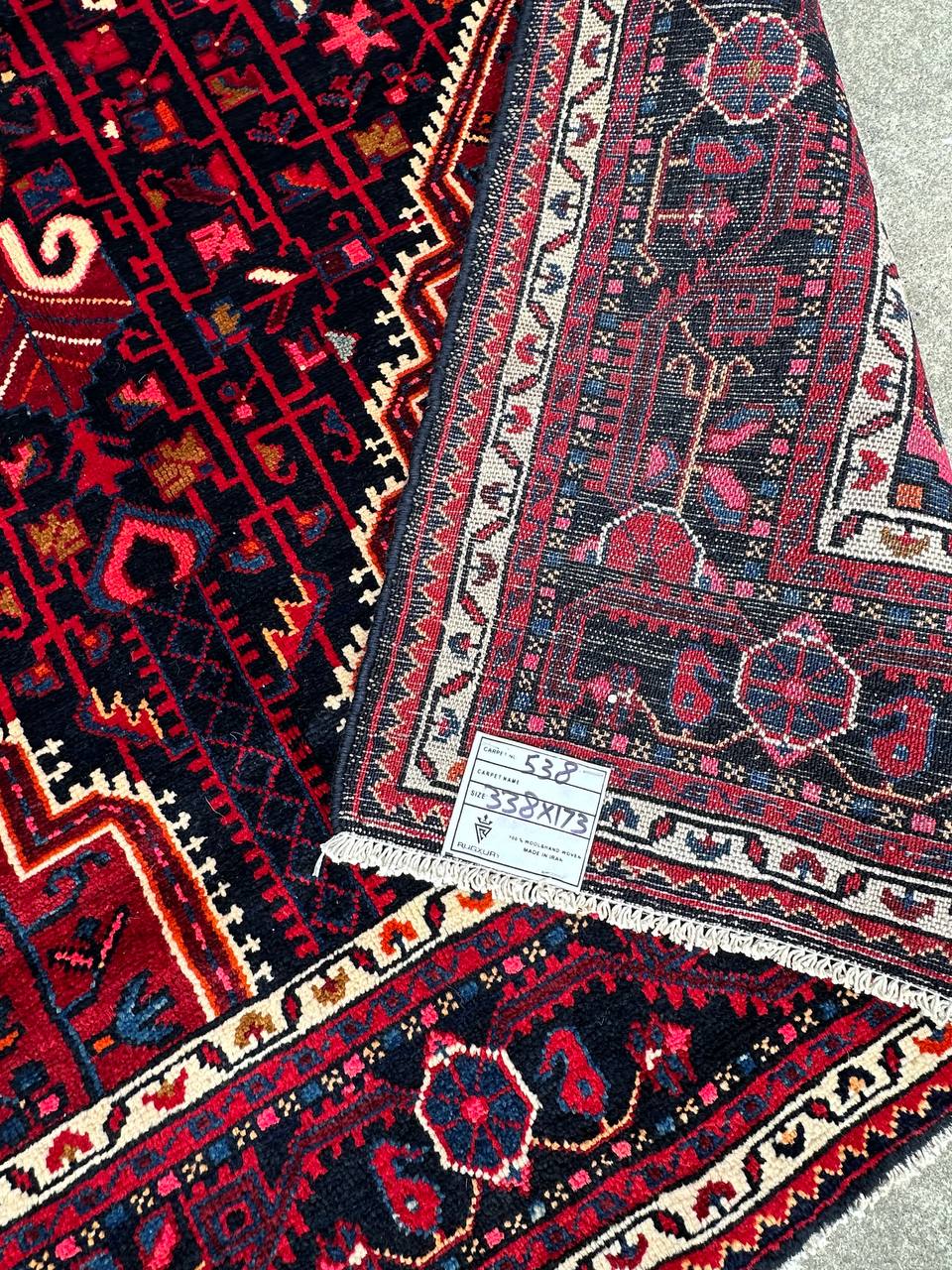 3.3x1.7M Tuserkan Tribal Rug - Image 11