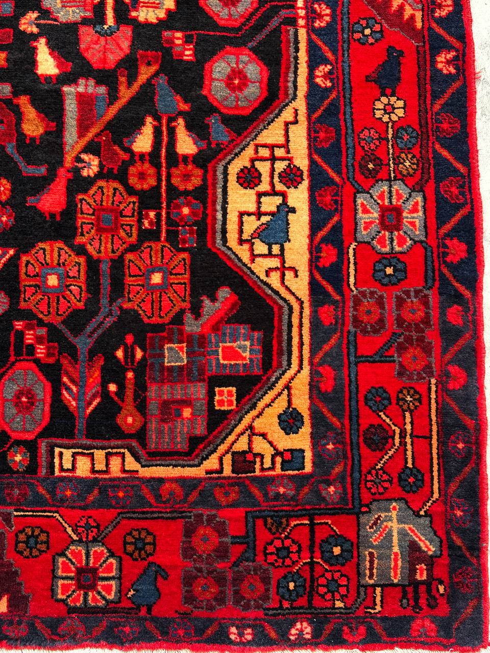 3x1.6M Tribal Nahavand Rug - Image 12