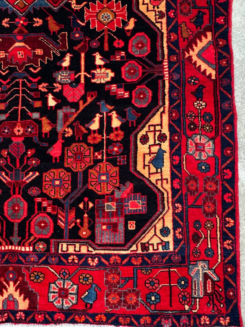 3x1.6M Tribal Nahavand Rug - Image 7