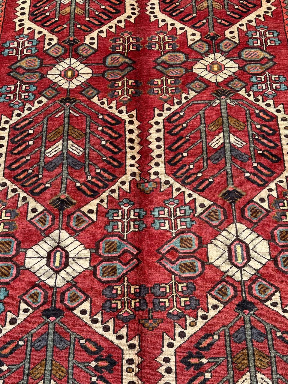 3x1.6M Old&Vintage Bakhtiari Persian Rug - Image 3
