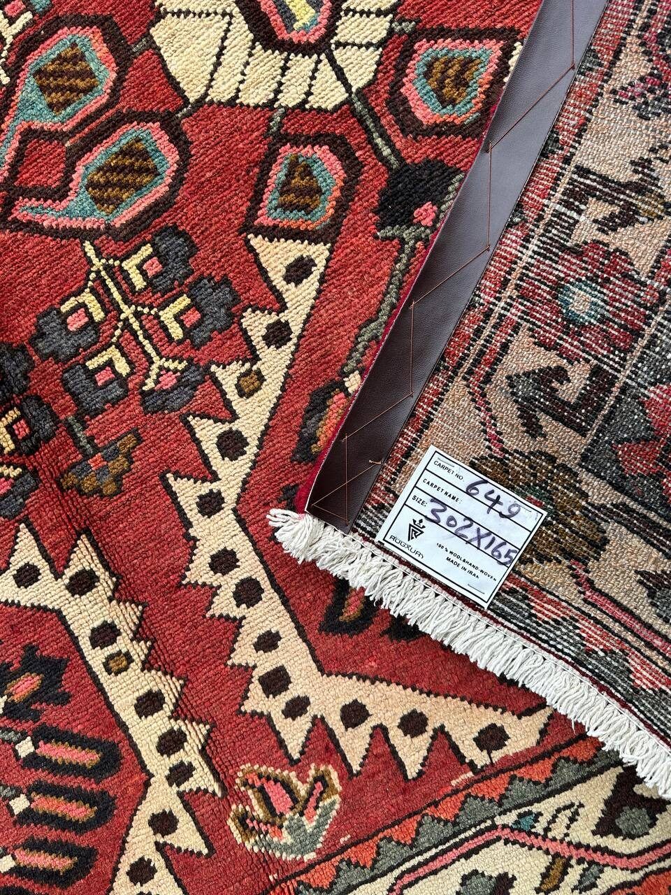 3x1.6M Old&Vintage Bakhtiari Persian Rug - Image 11