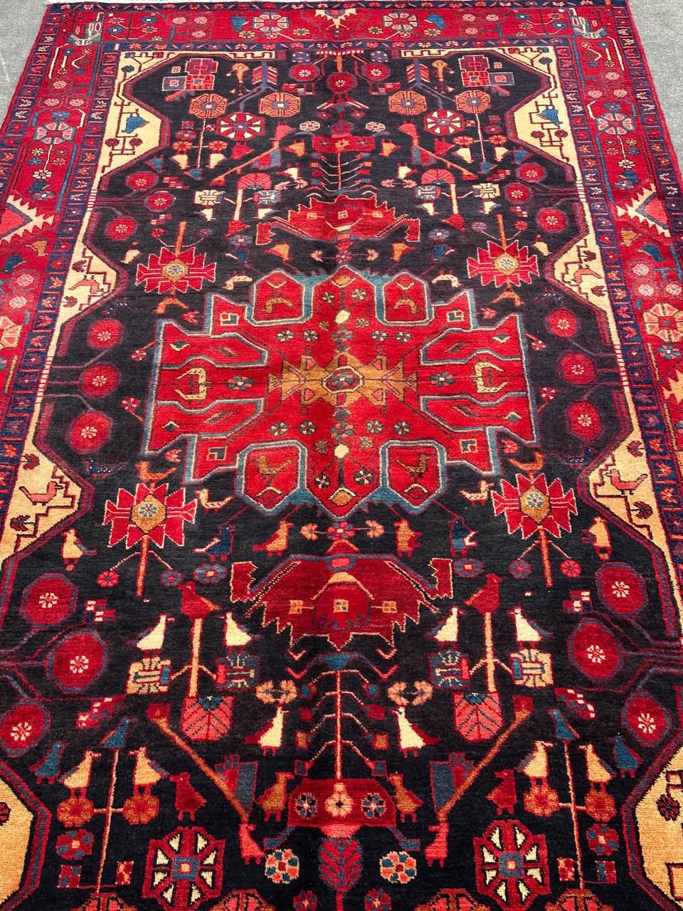 3x1.6M Tribal Nahavand Rug