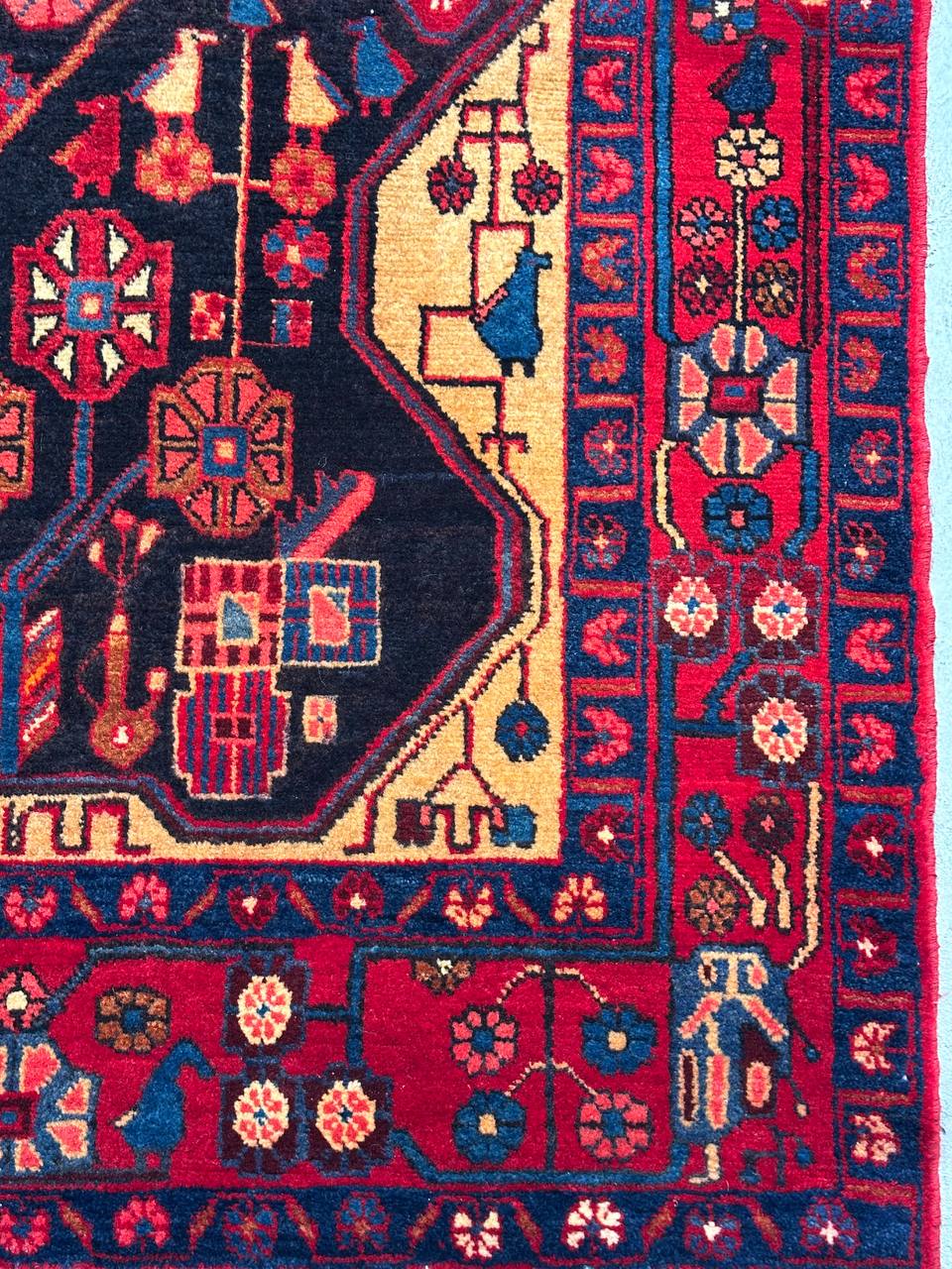 3x1.6M Tribal Nahavand Rug - Image 6