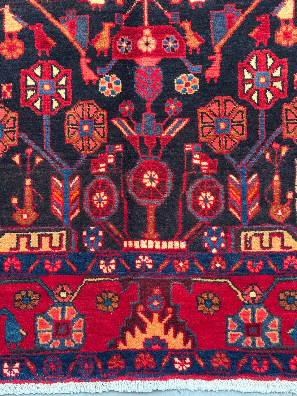 3x1.6M Tribal Nahavand Rug - Image 7