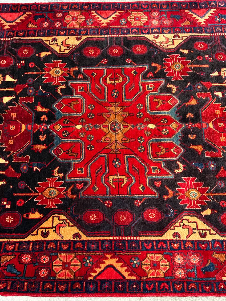 3x1.6M Tribal Nahavand Rug - Image 8