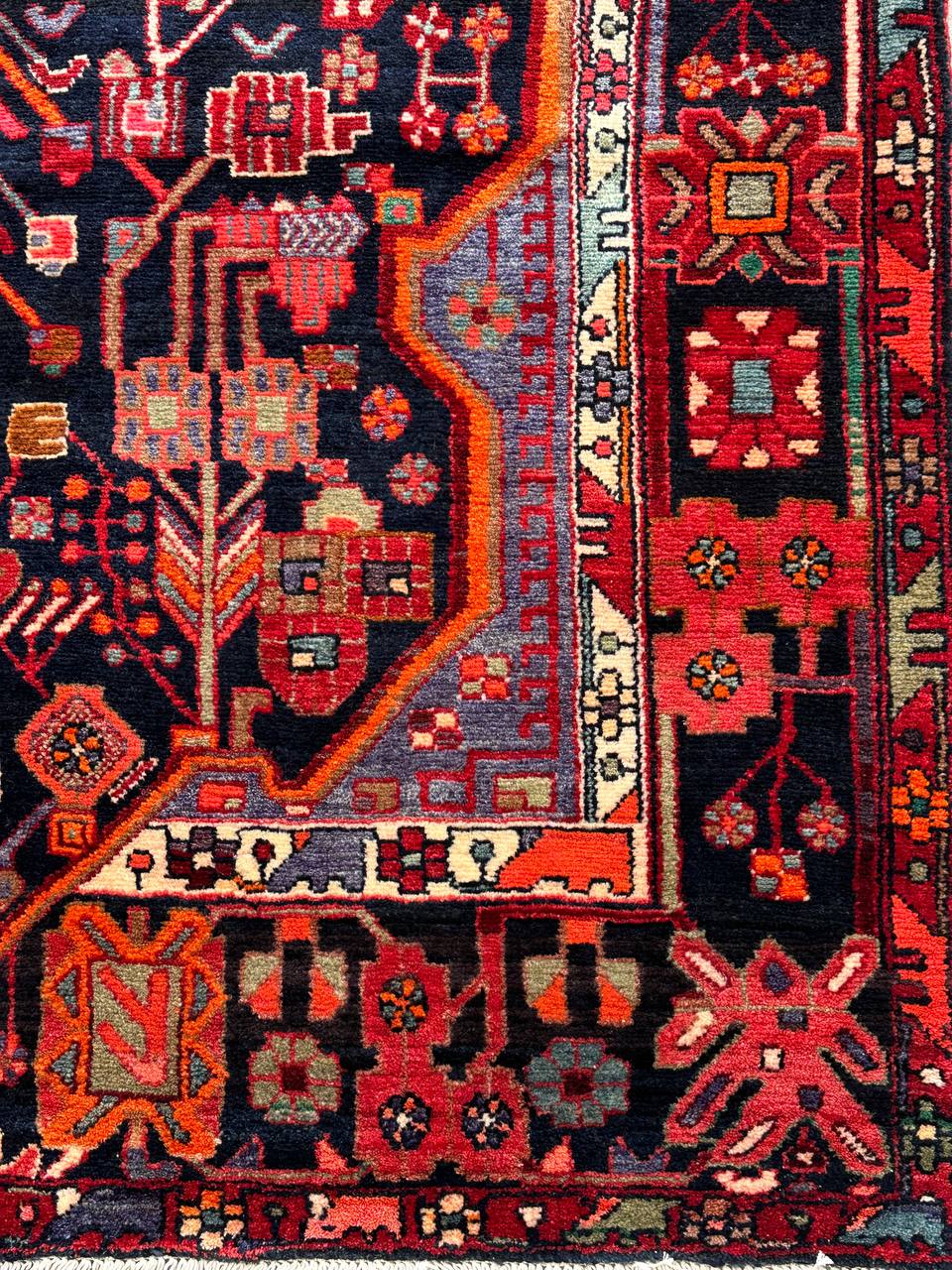 3.4x1.6M Tribal Nahavand Rug - Image 9