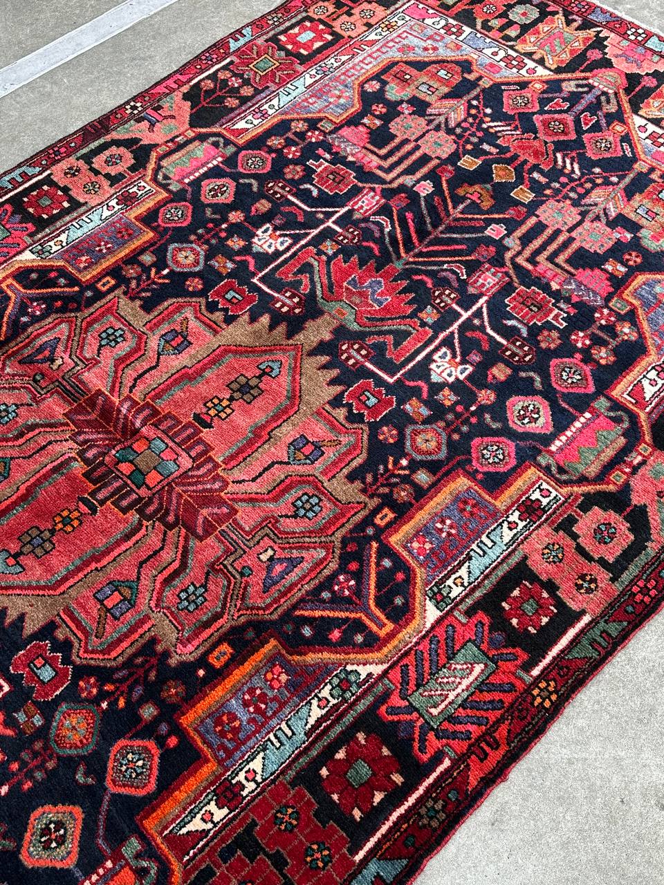 3.4x1.6M Tribal Nahavand Rug - Image 4