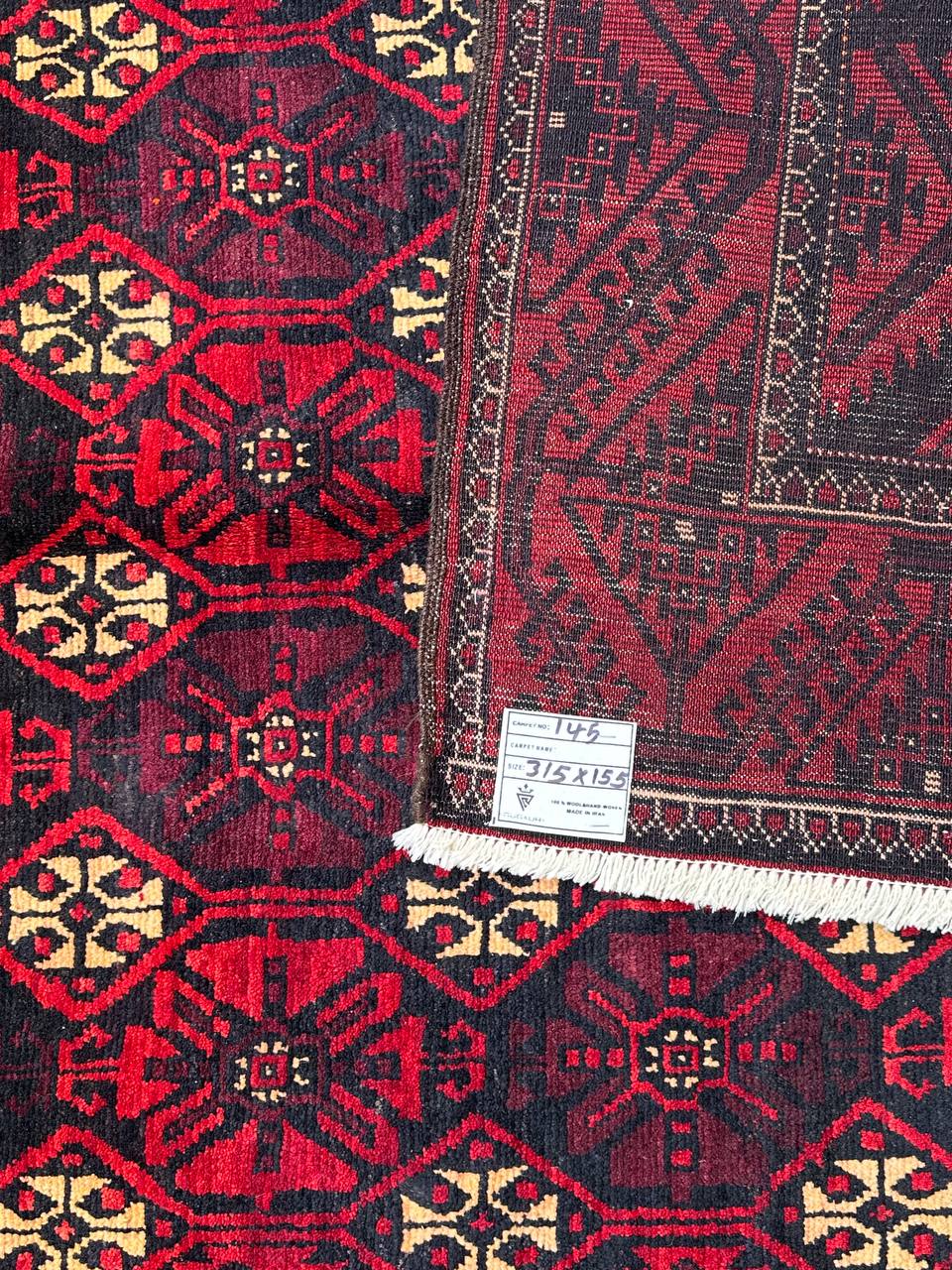 3.1x1.5M Balouchi Nomadic Rug - Image 10