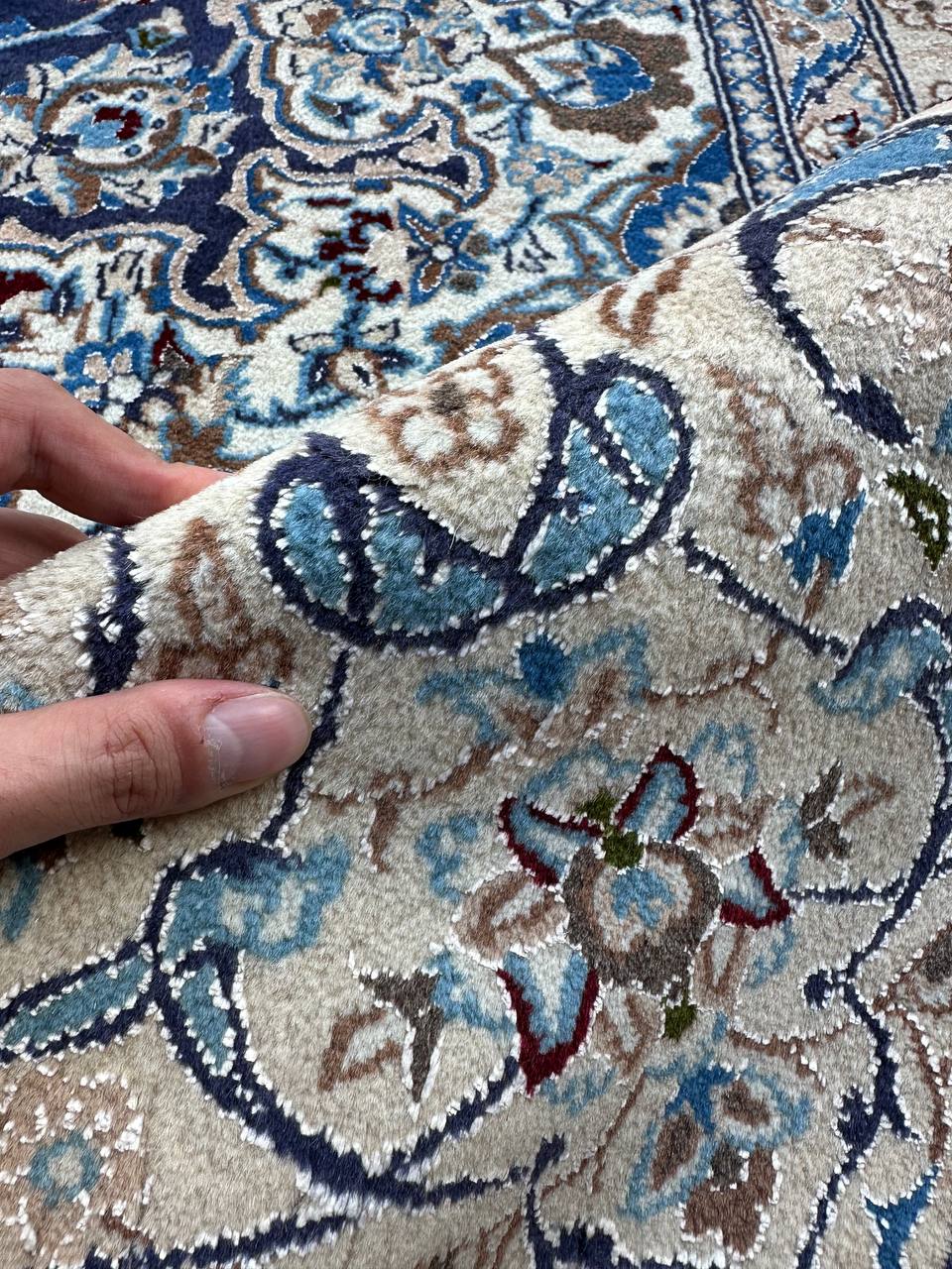 3x2M Persian Nain Silkinlaid - Image 7