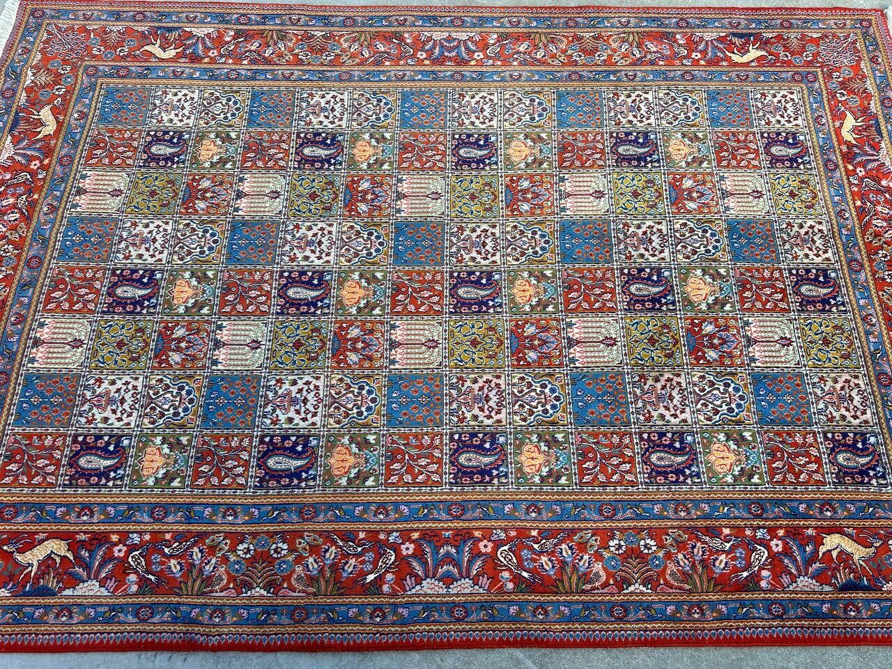 3x2M Garden Design Mood Persian Rug (Silkinlaid) - Image 4