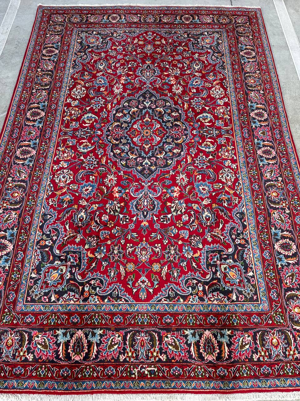 3x2M Signed Persian Mashad Rug - Image 13