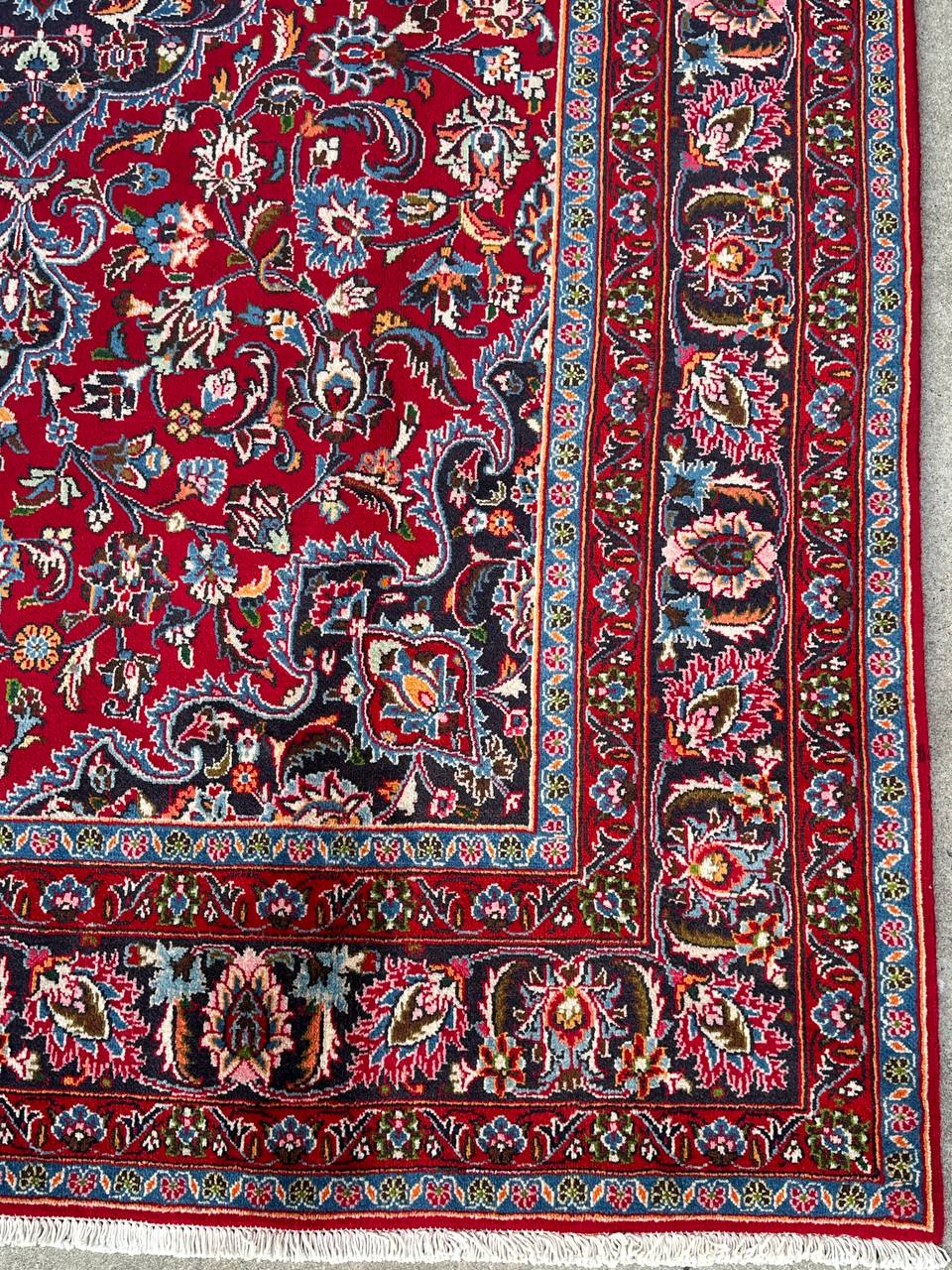 3x2M Signed Persian Mashad Rug - Image 12