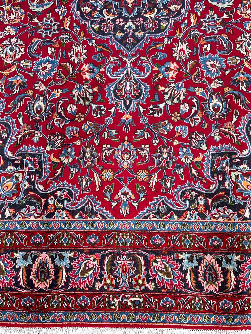 3x2M Signed Persian Mashad Rug - Image 11