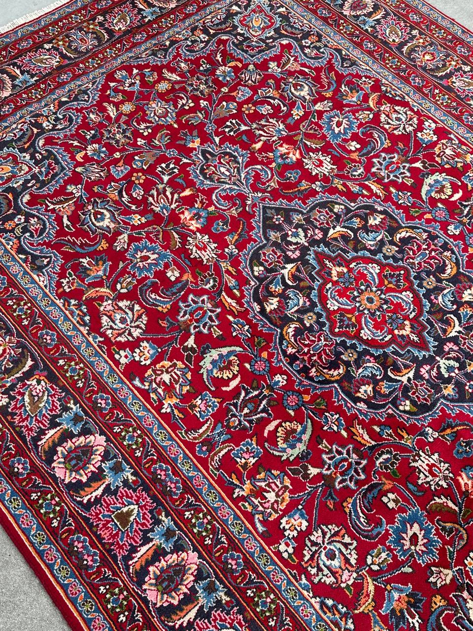 3x2M Signed Persian Mashad Rug - Image 8