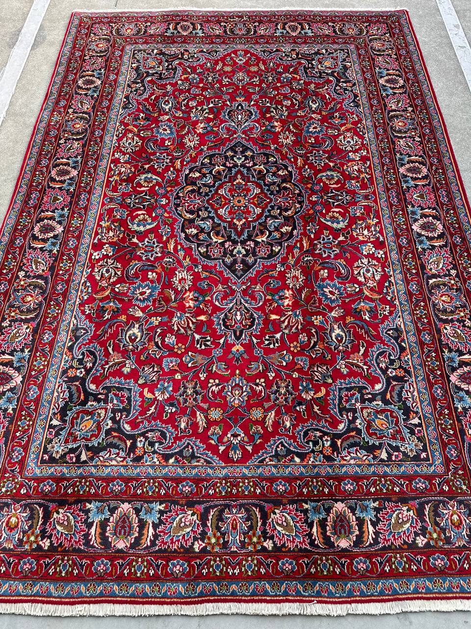 3x2M Signed Persian Mashad Rug - Image 2