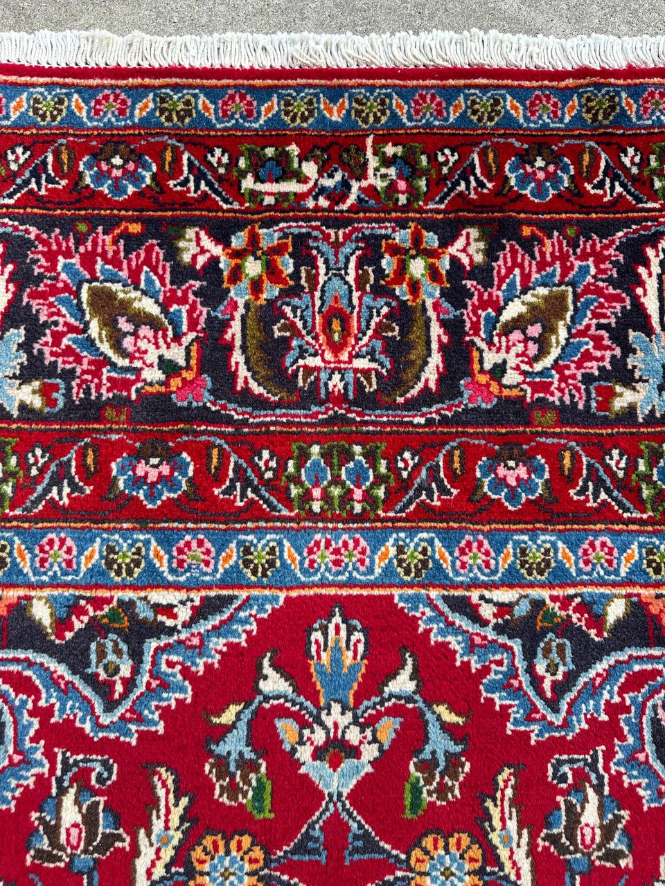 3x2M Signed Persian Mashad Rug - Image 3