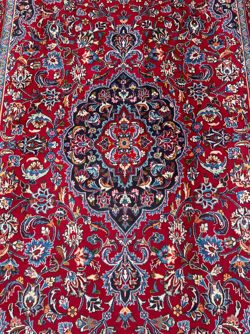 3x2M Signed Persian Mashad Rug - Image 7