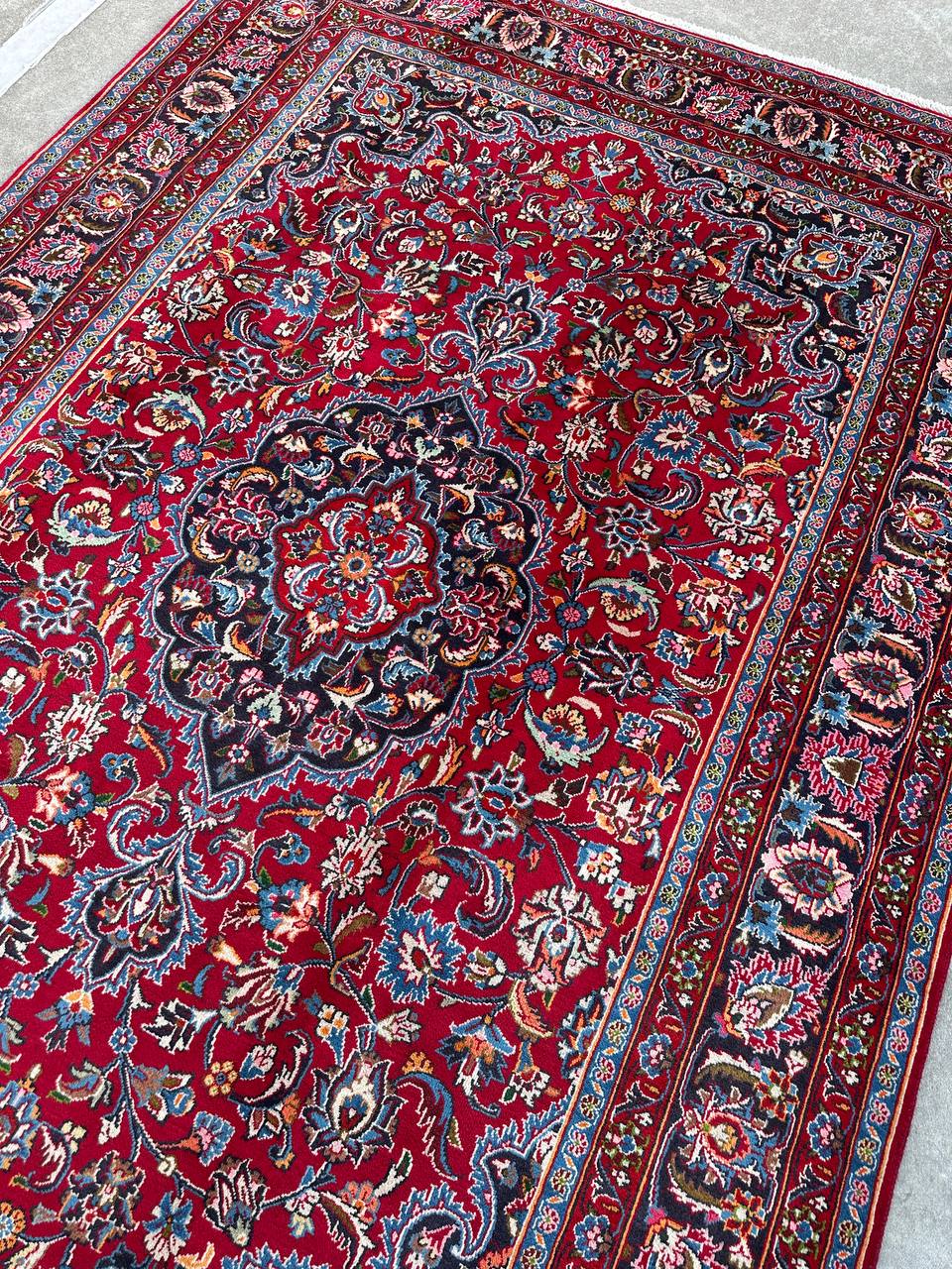 3x2M Signed Persian Mashad Rug - Image 6