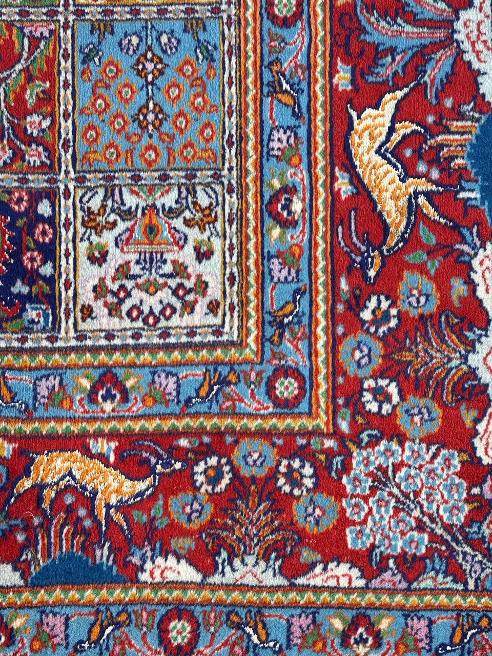 3x2M Garden Design Mood Persian Rug (Silkinlaid) - Image 11