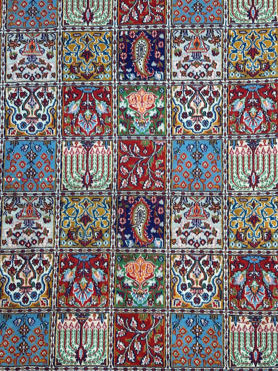 3x2M Garden Design Mood Persian Rug (Silkinlaid) - Image 8