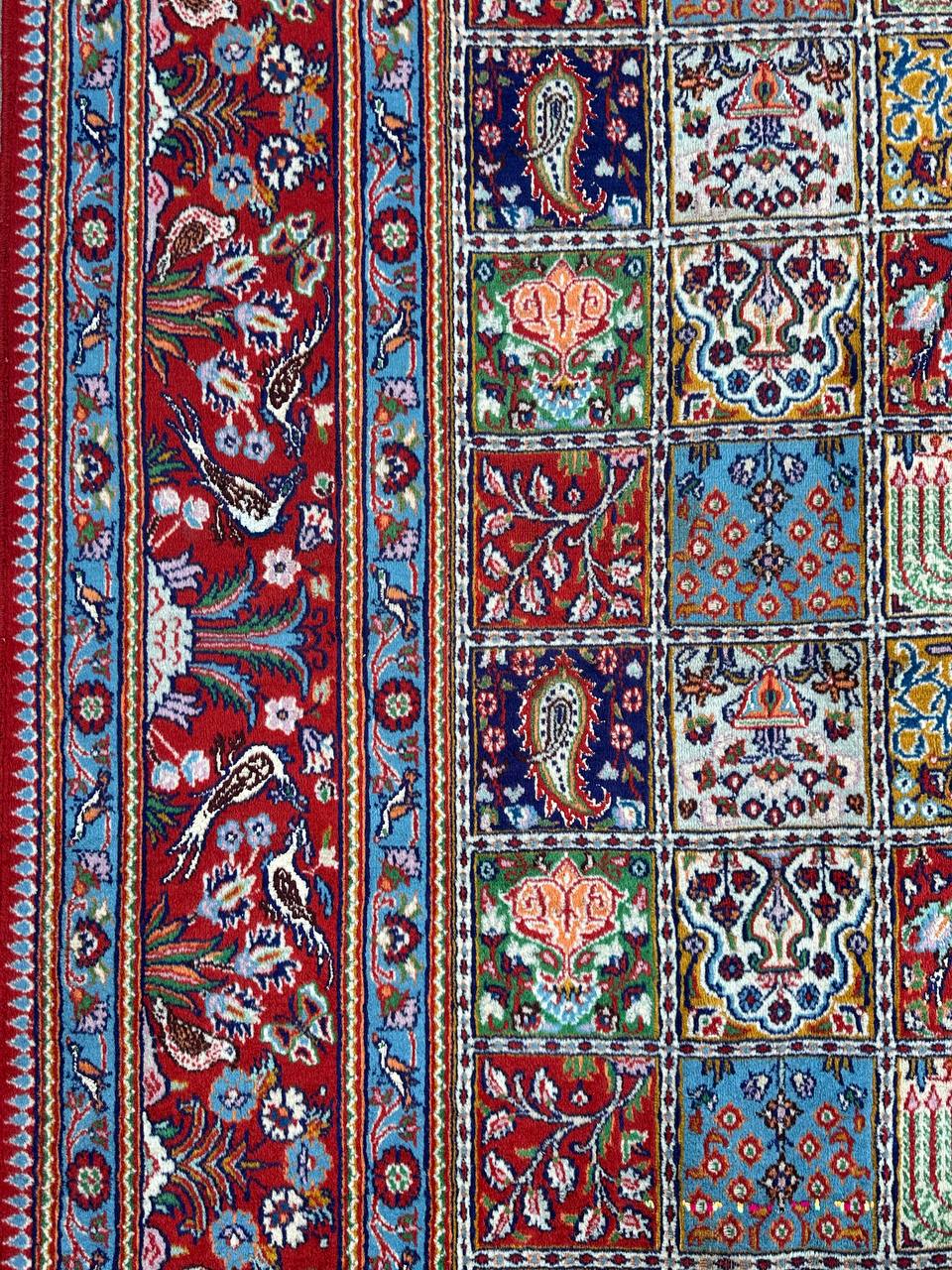 3x2M Garden Design Mood Persian Rug (Silkinlaid) - Image 6