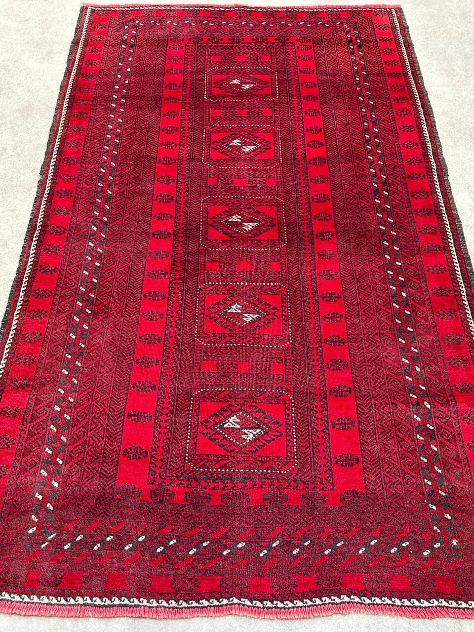 2.1x1.2M Old & Vintage Balouchi Tribal Rug - Image 6