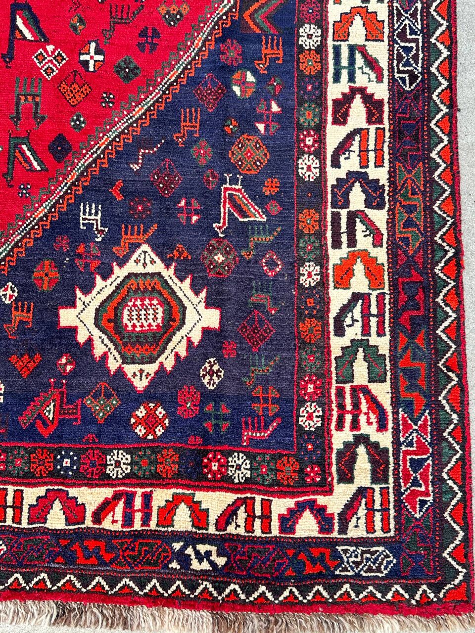 3x2M Qashghai Shiraz Rug - Image 4