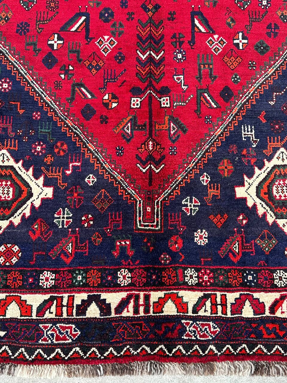 3x2M Qashghai Shiraz Rug - Image 6