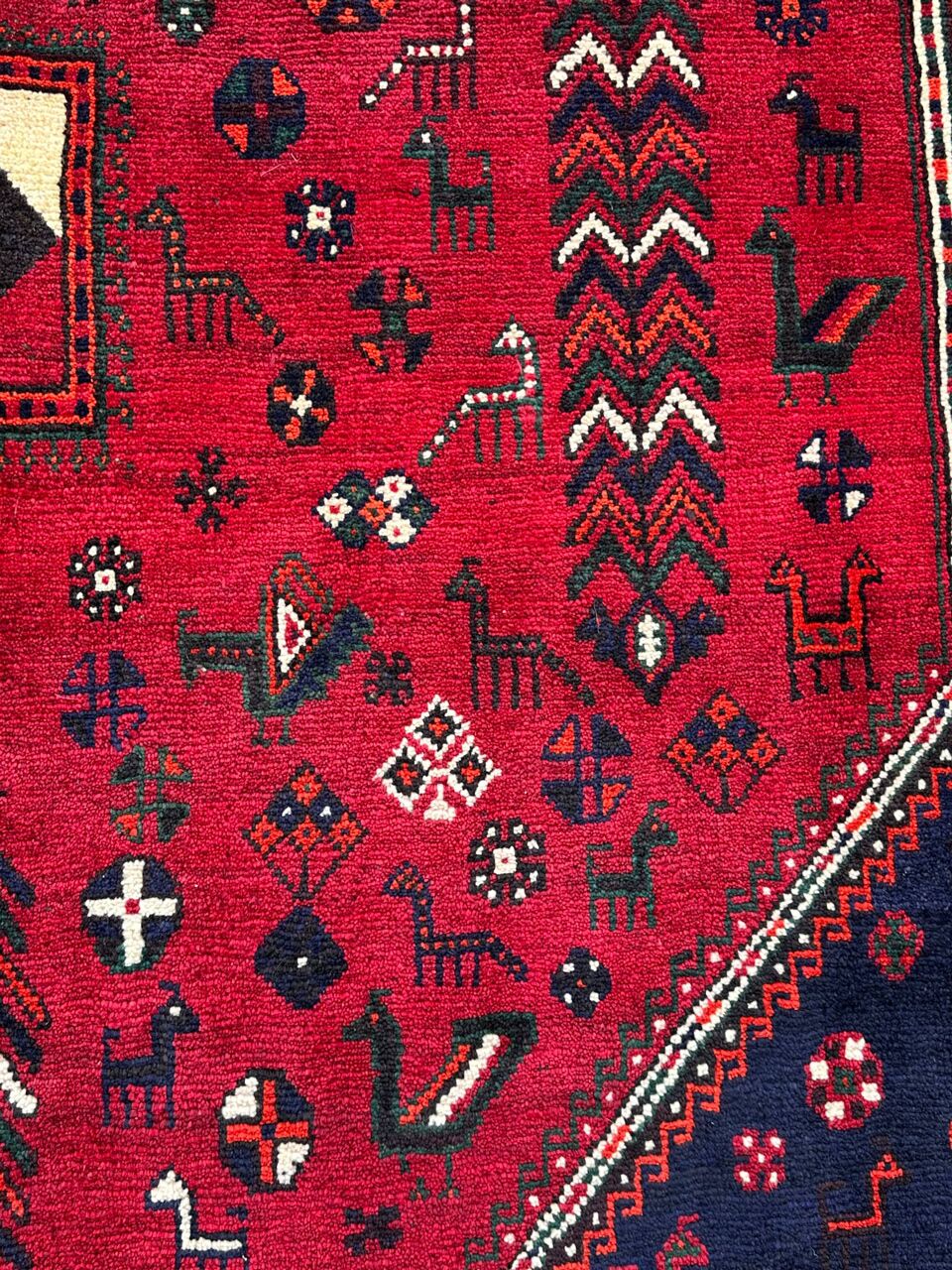 3x2M Qashghai Shiraz Rug - Image 7