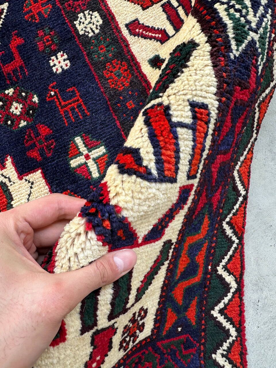 3x2M Qashghai Shiraz Rug - Image 10