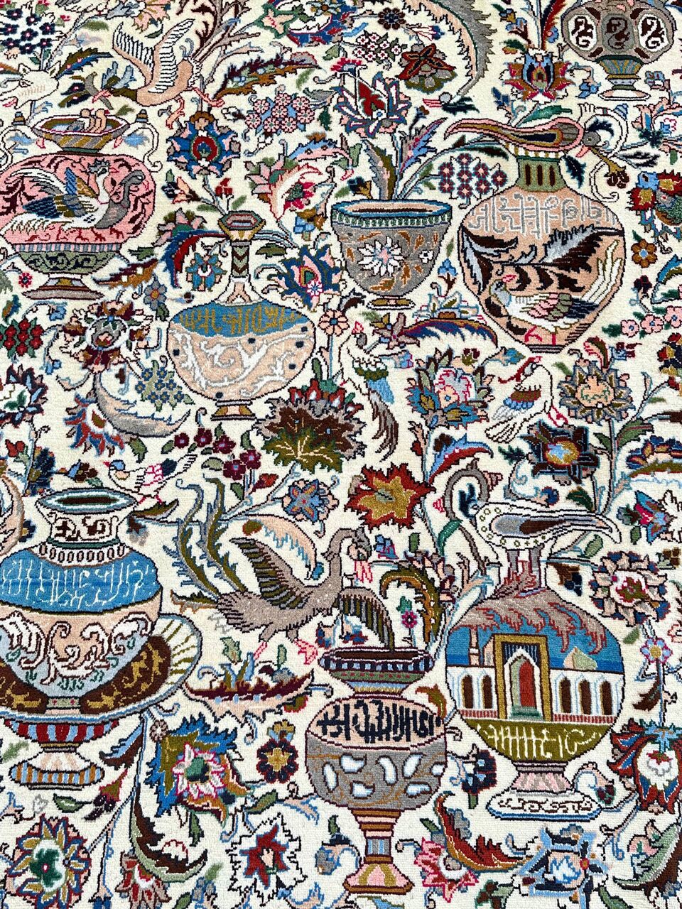 masterpiece Persian kashmar rug
