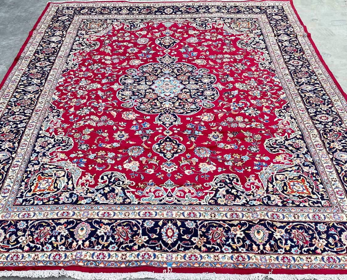3.7x2.9M Persian Tabriz Rug
