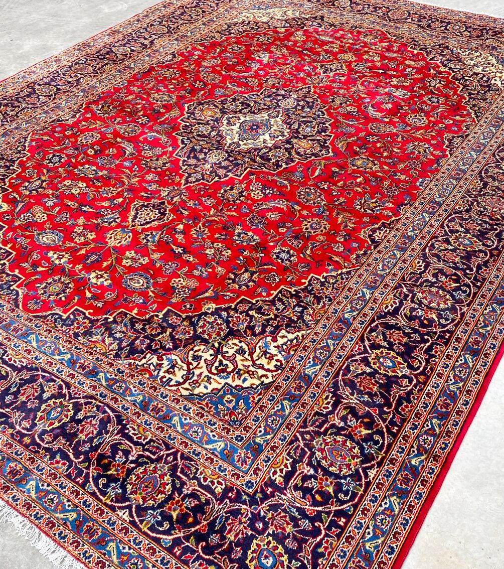 4x3M Royal Traditional Persian Kashan Rug - Image 2