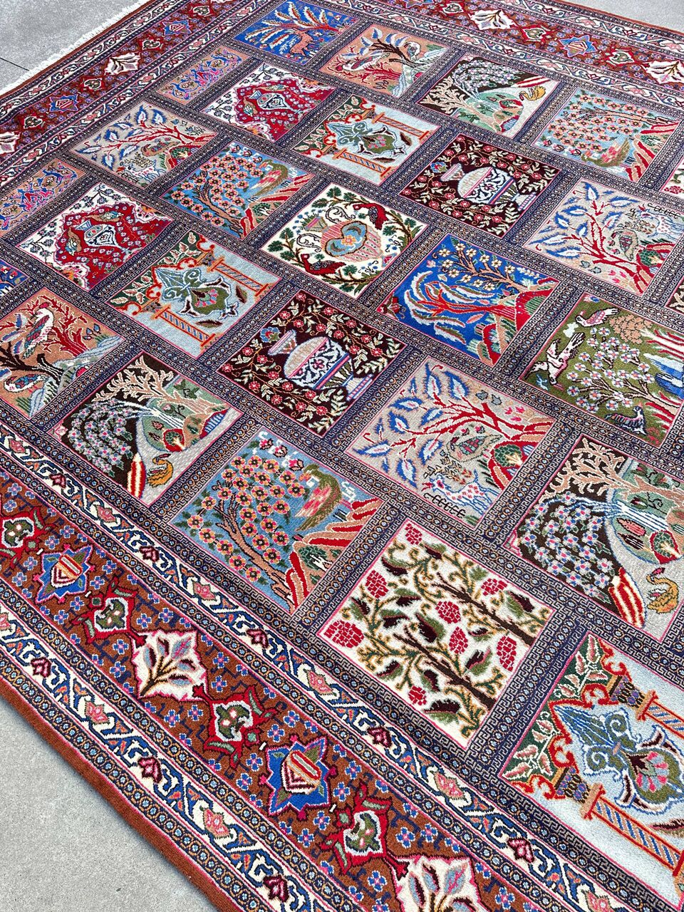 4x3M Garden Design Kashmar Persian Rug - Image 6
