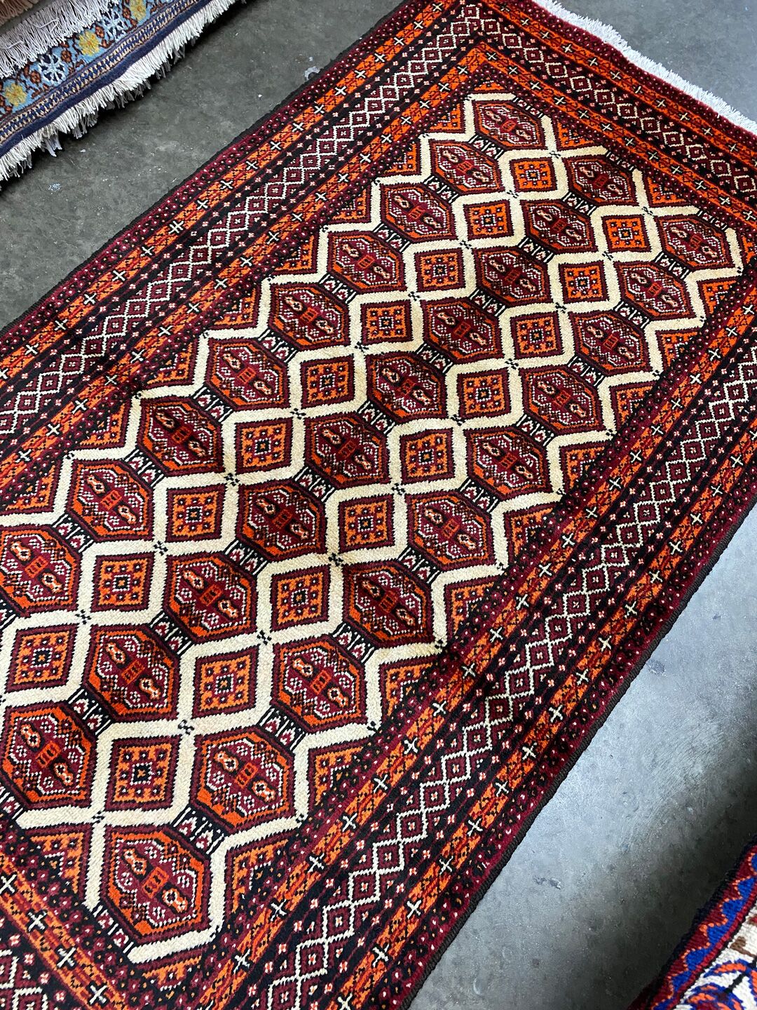 1.8x1M Persian Balouchi Nomadic Rug - Image 3
