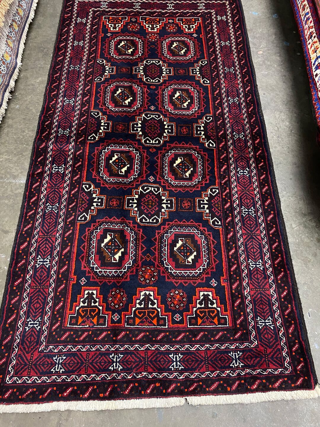 2x1M Persian Balouchi Nomadic Rug - Image 2