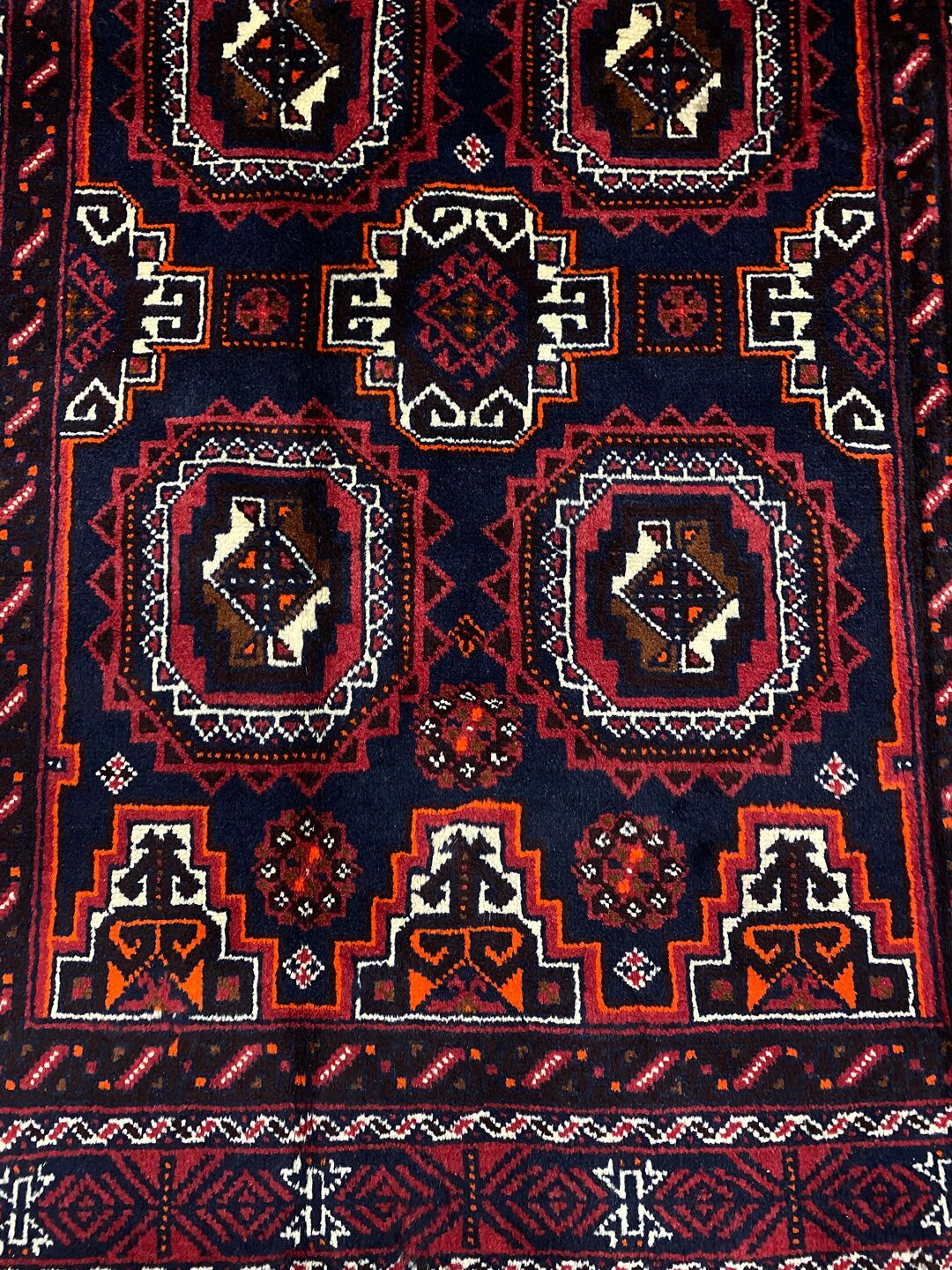 2x1M Persian Balouchi Nomadic Rug - Image 3