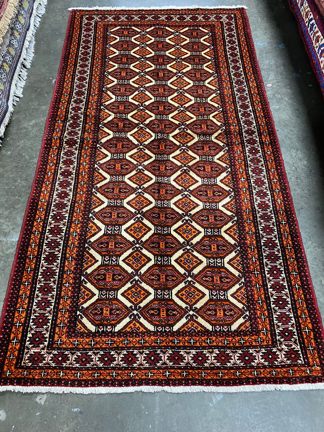 2x1M Persian Balouchi Nomadic Rug - Image 2