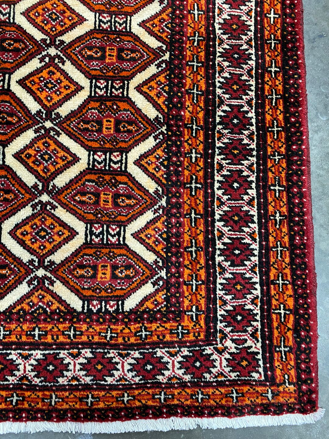 2x1M Persian Balouchi Nomadic Rug - Image 3