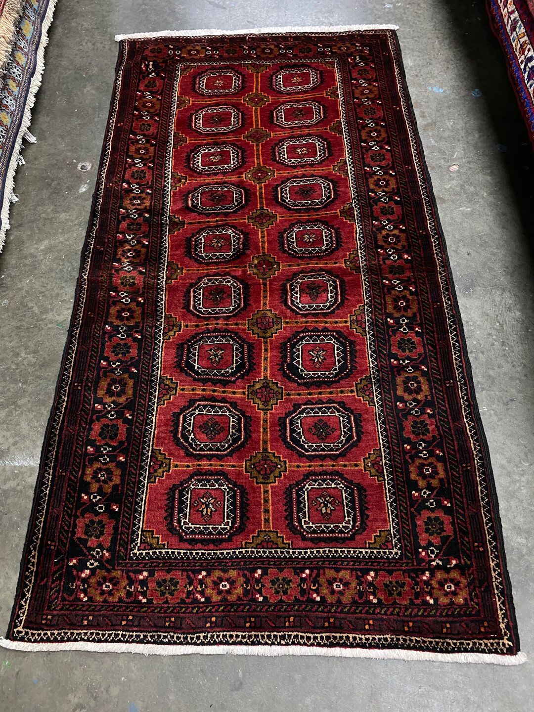 1.9 x 0.95 M Persian Balouchi Nomadic Rug - Image 2