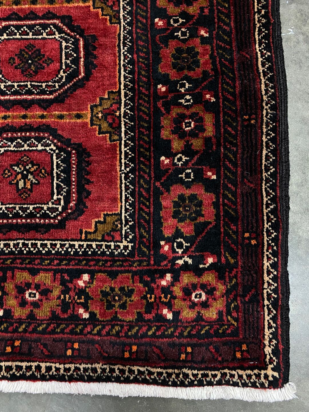 1.9 x 0.95 M Persian Balouchi Nomadic Rug - Image 3