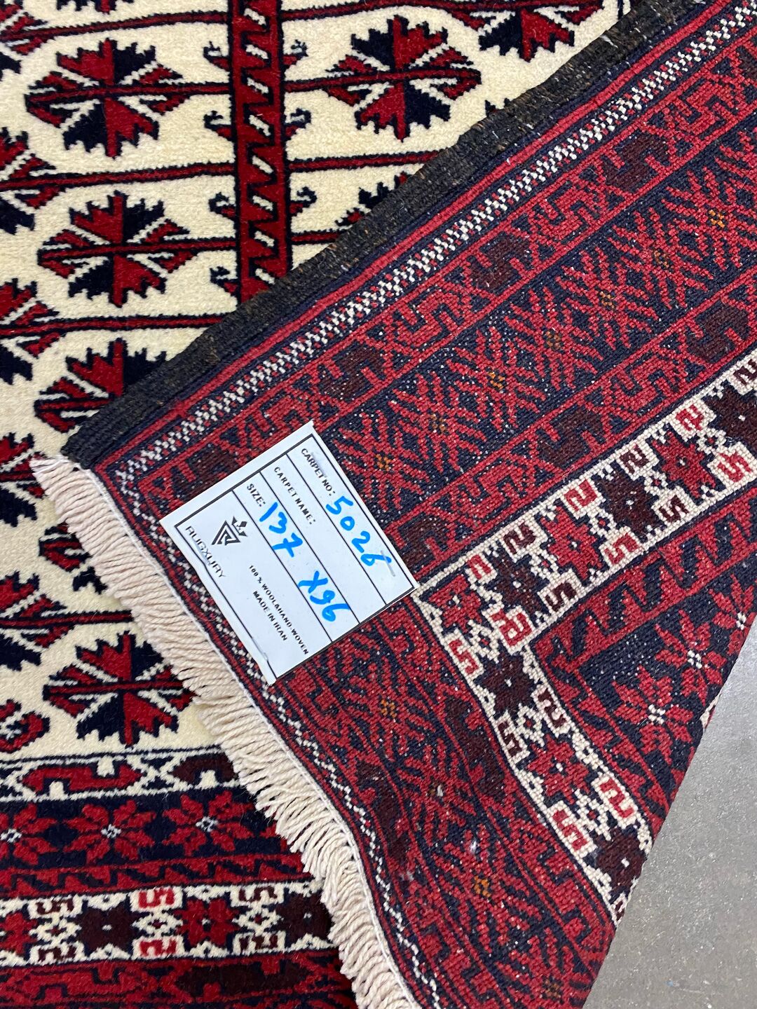Antique Prayer Rug (Balouchi) - Image 6