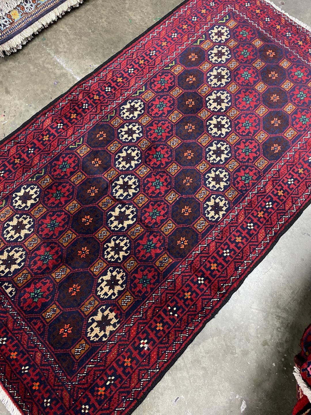 1.7x0.9M Persian Balouchi Nomadic Rug - Image 3