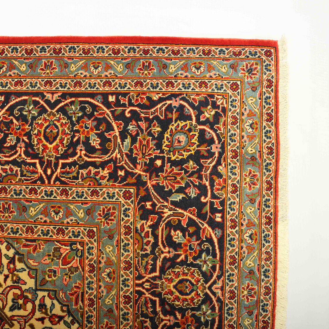 4x3M Vintage Traditional Persian Kashan (Faded Red Tone) - Image 5